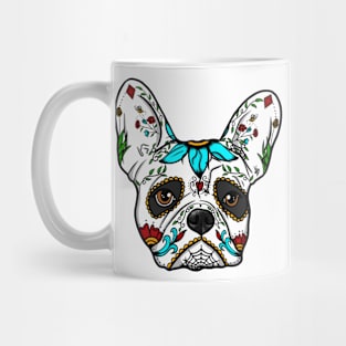 Frenchie sugar skull Mug